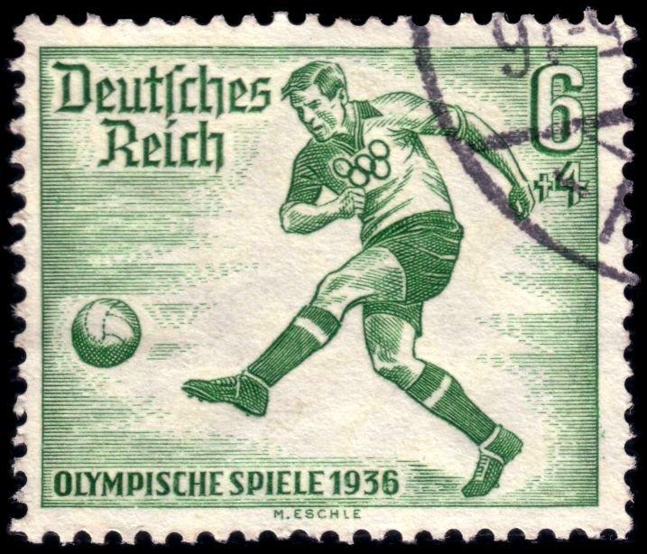 Auch der Fußball war zentraler Bestandteil der Propaganda rund um die Olympischen Spiele 1936